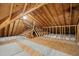 Partially finished attic with storage area at 4701 Regalwood Dr, Raleigh, NC 27613