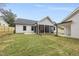 Spacious backyard with screened porch and grassy lawn at 709 Chandler Rd, Durham, NC 27703