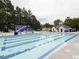 Community lap pool with water slide at 112 Ryder Cup Cir, Raleigh, NC 27603