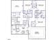 Two-story floor plan with four bedrooms, three bathrooms, and a bonus room at 123 Hemlock Falls Trl # 187, Raleigh, NC 27603