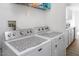 Laundry room with Maytag washer and dryer at 1416 Chambers Rd, Rougemont, NC 27572