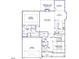 Main floor plan showcasing kitchen, dining, living areas and primary bedroom suite at 219 Augusta Pond Way # 157, Raleigh, NC 27603