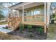 House exterior showcasing a porch with wooden railings at 1917 B Essex Rd, Durham, NC 27704