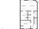 Floor plan showing a one-bedroom apartment layout at 311 Burnette St, Durham, NC 27707