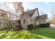 House exterior view, showcasing deck and landscaping at 4616 Transept Ct, Holly Springs, NC 27540