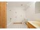 Bathroom with bathtub, toilet, and vanity at 540 Patterson Dr, Chapel Hill, NC 27516
