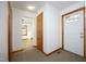 Front entry has tiled floors and a view into the living area at 540 Patterson Dr, Chapel Hill, NC 27516