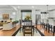Dining area with table and chairs near kitchen at 5503 Rutherford Close, Pittsboro, NC 27312