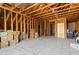 Large unfinished attic offering abundant storage potential at 5503 Rutherford Close, Pittsboro, NC 27312