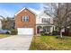 Two story brick home with attached garage at 6817 Osprey Landing Dr, Wendell, NC 27591