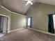 Spacious bedroom with high ceilings and carpet flooring at 7513 Orchard Crest Ct, Apex, NC 27539