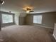 Spacious bedroom with ceiling fan and carpet at 7513 Orchard Crest Ct, Apex, NC 27539