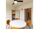 Bright dining area with views of kitchen and bathroom at 2202 Gathering Square Ct, Fuquay Varina, NC 27526