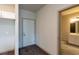 Apartment entryway with access to bathroom and kitchen at 2204 Gathering Square Ct, Fuquay Varina, NC 27526
