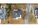 Aerial view of the house and surrounding area at 603 W Davis St, Burlington, NC 27215