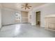 Spacious bedroom with built-in shelves and fireplace at 603 W Davis St, Burlington, NC 27215