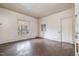 Simple bedroom with hardwood floors and a window at 603 W Davis St, Burlington, NC 27215