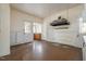 Kitchen with wood floors and a vent hood at 603 W Davis St, Burlington, NC 27215