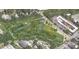 Aerial view of a park-like setting with walking paths at 807 W Trinity Ave # 241, Durham, NC 27701