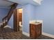 Basement with half bath and wet bar at 1354 Mudham Rd, Wendell, NC 27591