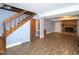Finished basement with fireplace and half bath at 1354 Mudham Rd, Wendell, NC 27591