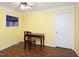 Small home office with desk and chair, near a door at 1354 Mudham Rd, Wendell, NC 27591