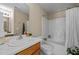 Bathroom with a tub, sink and vanity at 1674 Snowmass Way, Durham, NC 27713