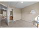 Bedroom with a view of the hallway and bathroom at 1674 Snowmass Way, Durham, NC 27713