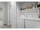 Convenient laundry room with washer and dryer included at 4100 Five Oak Dr # 37, Durham, NC 27707