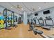 Well-equipped fitness center with treadmills, weights, and other exercise machines at 222 Glenwood Ave # 702, Raleigh, NC 27603