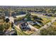 New house aerial view, showing surrounding area and road at 2722 Maple Ave, Burlington, NC 27215