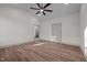 Bedroom with ensuite bathroom access and hardwood floors at 2722 Maple Ave, Burlington, NC 27215