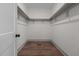 Large walk-in closet with double hanging rods at 2722 Maple Ave, Burlington, NC 27215