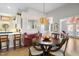 Bright dining area with a round table and four chairs at 413 Faith Dr, Gibsonville, NC 27249