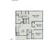 Second floor plan featuring an owner's suite and two additional bedrooms at 65 Vili Dr, Broadway, NC 27505