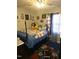 bedroom with a twin bed and sports theme at 805 Worth Hinton Rd, Zebulon, NC 27597