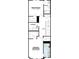 Third floor plan showing bedrooms, laundry and bathrooms at 3702 Nova Star Ln, Raleigh, NC 27612