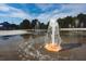 Close-up of a spray fountain in a park setting at 1317 Garner Rd # 103, Raleigh, NC 27610