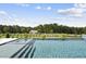 Inviting pool with spa and tranquil setting at 8917 Grand Highland Way, Wake Forest, NC 27587