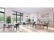 Community coffee bar with tables and chairs at 2269 Abbeyhill Dr # 133, Raleigh, NC 27610