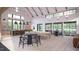 Modern kitchen with island and breakfast area at 2269 Abbeyhill Dr # 133, Raleigh, NC 27610