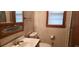 Clean bathroom with toilet, sink, and shower at 2319 Nc 86, Hillsborough, NC 27278
