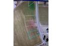 Aerial view of a vacant lot, ideal for new construction at 2686 Hodges Chapel Rd, Dunn, NC 28334