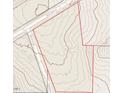 Plot map showing property boundaries and topography at 7617 Woods Creek Rd, Apex, NC 27539