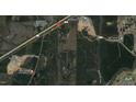 Aerial view of property and surrounding area, showing nearby roads and landmarks at 7617 Woods Creek Rd, Apex, NC 27539