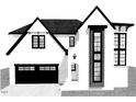 Two-story home with black accents and large windows at 3804 Peaceful Creek Trl, Zebulon, NC 27597