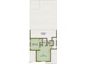 Upstairs floor plan with loft and unfinished storage at 1717 Grassy Falls Ln, Wendell, NC 27591