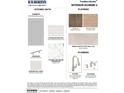 Image shows kitchen features including flat panel cabinets, white subway tile backsplash and quartz countertop at 2321 Sugar Cone Way, Fuquay Varina, NC 27526
