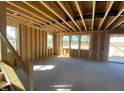 Unfinished basement with large windows and lots of natural light at 167 Bering Circle # 10, Angier, NC 27501