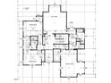 Upper floor plan with bonus room, 3 bedrooms, and two baths at 28 Bar Code Ct, Wendell, NC 27591